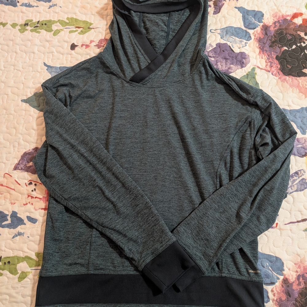Mondetta Teal Hoodie Sweatshirt